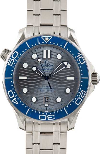 Pre-Owned Grey Dial Omega Seamaster Diver 300M