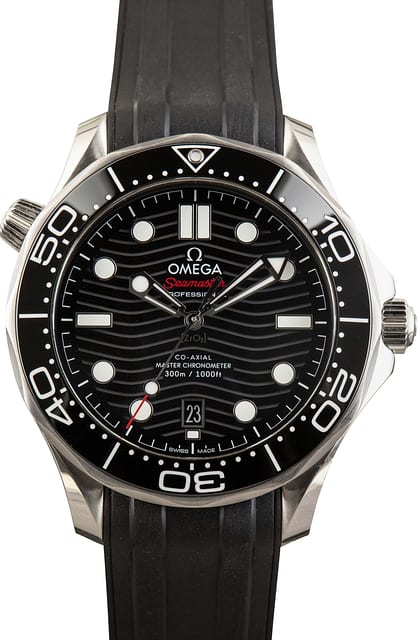 Used Omega Seamaster Diver 300M Stainless Steel Black Dial