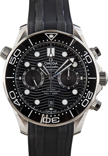 Omega Seamaster Diver 300M 44MM Stainless Steel on Rubber