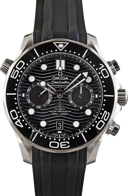 Omega Seamaster Diver 300M 44MM Steel on Rubber Strap