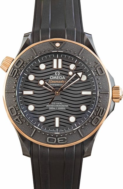 Pre-Owned Omega Seamaster 300M Black Wave Dial