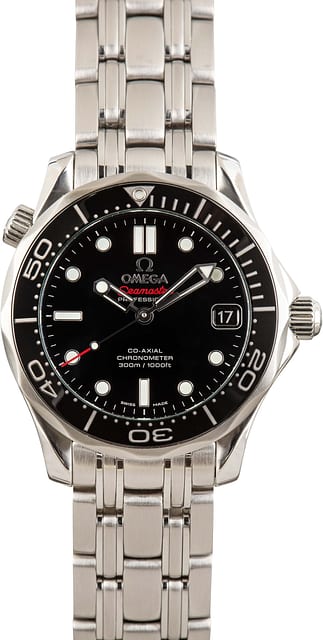 Pre-owned Omega Seamaster Black Dial 300M