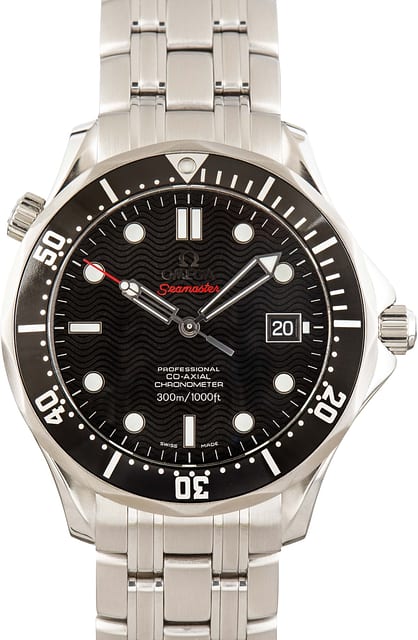 Used Omega Seamaster Planet Ocean 600M Black Wave Dial
