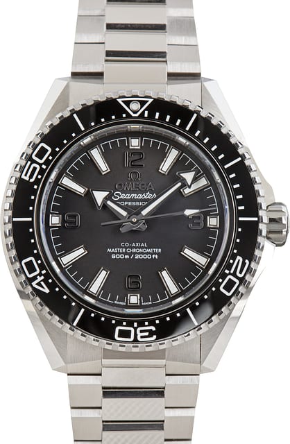 Pre-Owned Omega Seamaster Black Dial Planet Ocean 600M