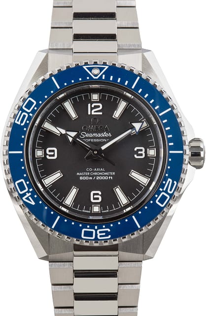 Pre-Owned Omega Seamaster Planet Ocean 6000M Matte Black Dial