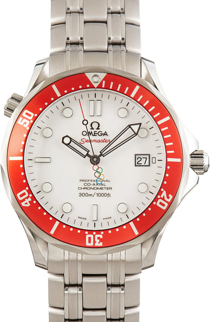 Pre-Owned Omega Specialities Olympic Collection Vancouver 2010 White Dial