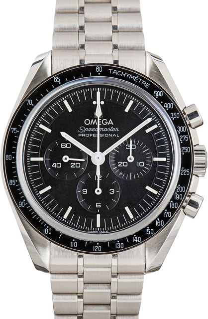 Omega Speedmaster Black Dial Moonwatch Professional 42MM Steel