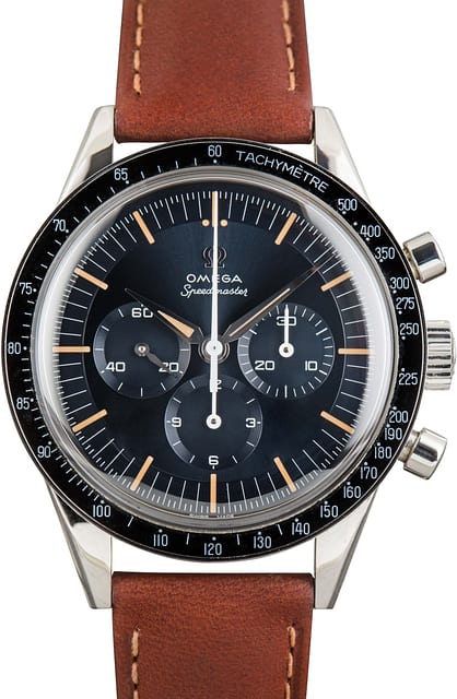 Pre-Owned Omega Speedmaster First Omega in Space Blue Grey Dial
