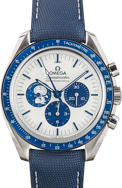 Used Omega Speedmaster Silver Snoopy Award Stainless Steel