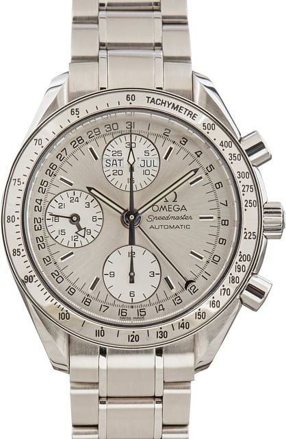 Used Silver Dial Omega Speedmaster Day-Date