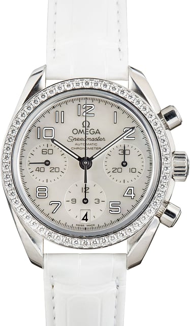 Used Omega Speedmaster 38 Diamond Bezel