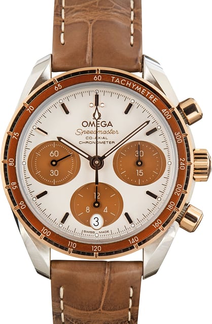 Pre-Owned Omega Speedmaster 38 Steel & Sedna Gold