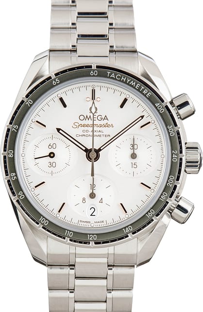 Pre-Owned Omega Speedmaster 38 Stainless Steel Silver Dial