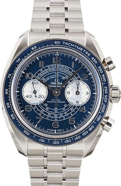 Pre-owned Omega Speedmaster Chronoscope Blue Dial