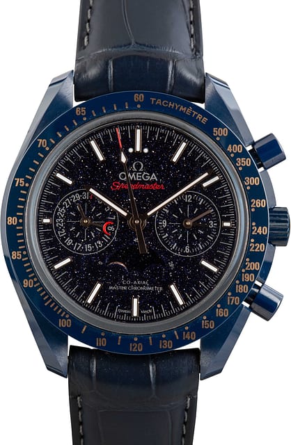 Pre-owned Omega Speedmaster Blue Side of the Moon