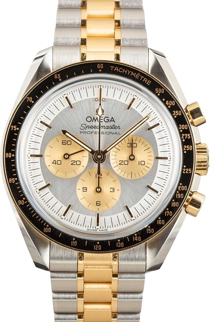 Omega Speedmaster Moonwatch Stainless Steel & Moonshine Gold