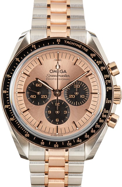 Pre-Owned Omega Speedmaster Moonwatch Professional Steel & Sedna Gold