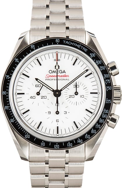Used Omega Speedmaster White Dial Moonwatch Professional