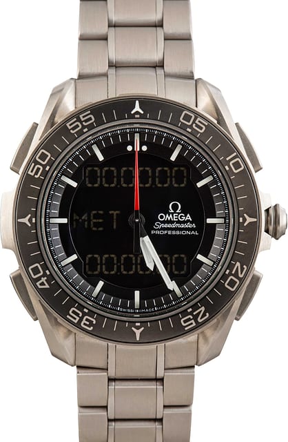 Pre-owned Omega Speedmaster Skywalker X 33 Titanium