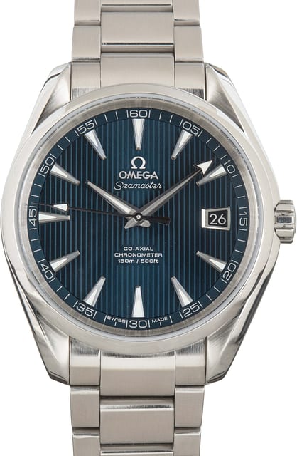 Used Omega Seamaster Aqua Terra 150M Blue Dial