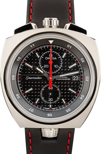 Pre-Owned Omega Seamaster Bullhead Steel on Leather