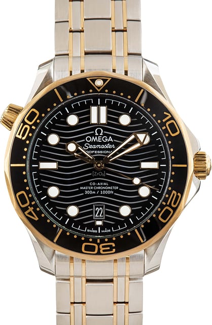 Pre-owned Omega Seamaster Diver 300M Black Dial