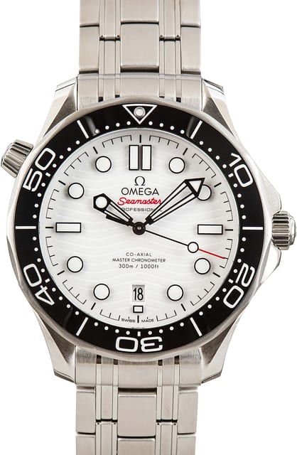 Omega 42MM Seamaster Diver White Dial