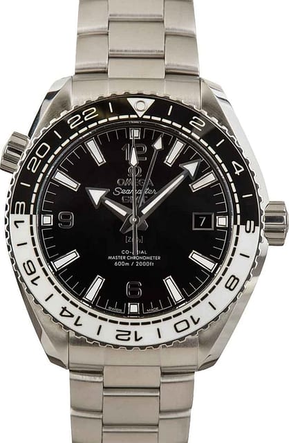Omega Seamaster Planet Ocean Co-Axial GMT Black