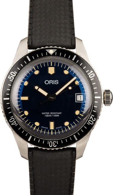 Oris Divers Sixty-Five 36MM Black Rubber Strap