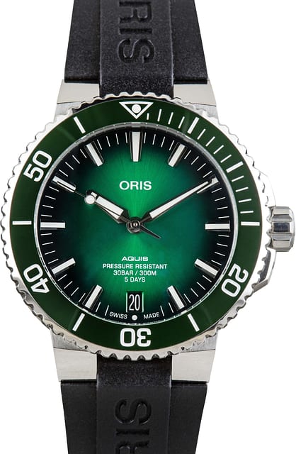 Oris Aquis Date Green Dial Calibre 400