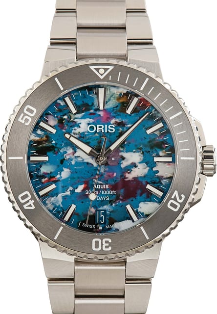 Oris Aquis Date Upcycle Calibre 400 Stainless Steel