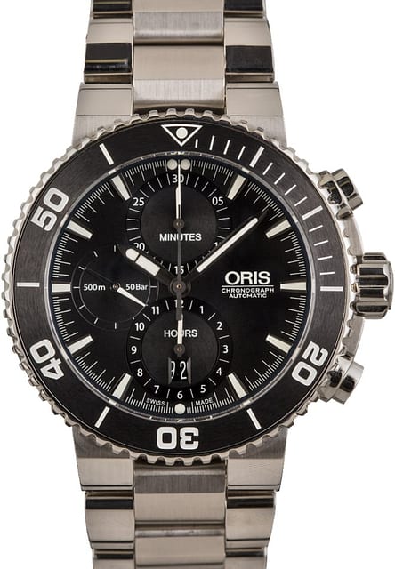 Oris Aquis Chronograph Stainless Steel