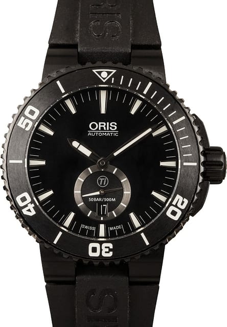 Oris Aquis Titan Small Second, Date Titanium