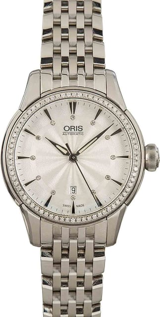 Oris Artelier Date Diamonds Stainless Steel