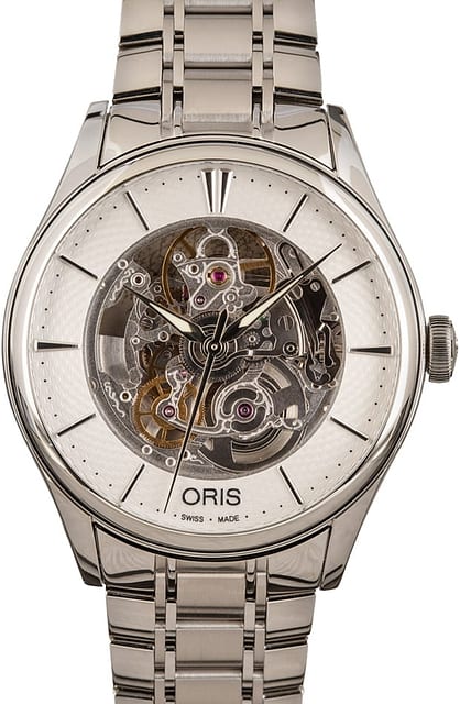 Oris Artelier Skeleton Stainless Steel