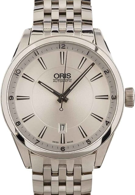 Oris Artix Date Stainless Steel Silver Dial