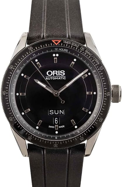 Mens Oris Artix GT Day Date Stainless Steel
