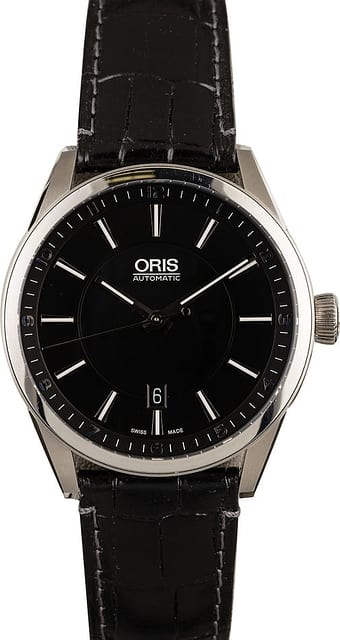 Oris Artix Date Black Dial