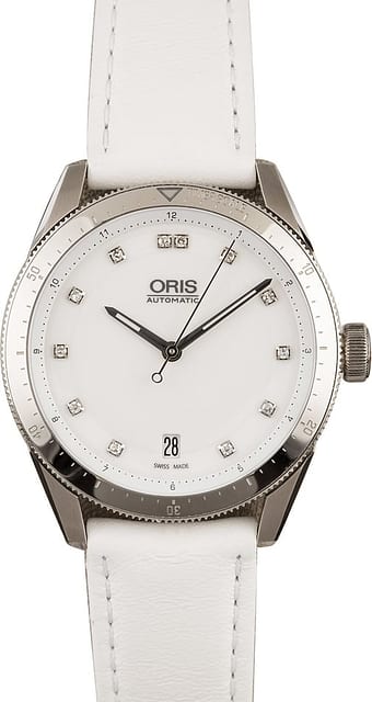 Oris Artix GT Date, Diamonds White Dial