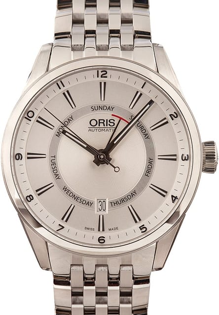 Oris Artix Pointer Day Date Stainless Steel
