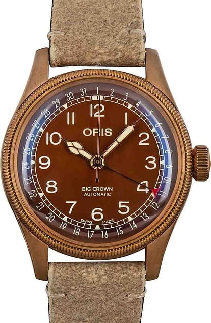 Oris Big Crown Bronze Pointer Date Brown Dial