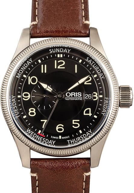 Oris Big Crown Small Second Black Dial