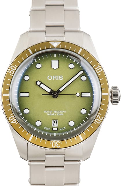 Oris Divers Sixty-Five Date Green Dial
