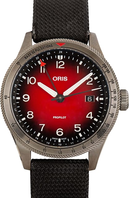 Oris ProPilot GMT Red Dial