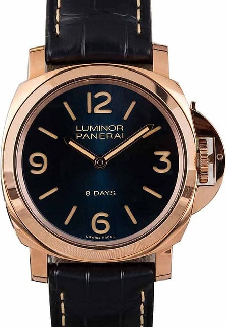 Unworn Panerai Luminor 8 Days Oro Rosso PAM717