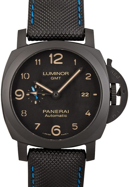 Mens Panerai Luminor GMT Black Dial