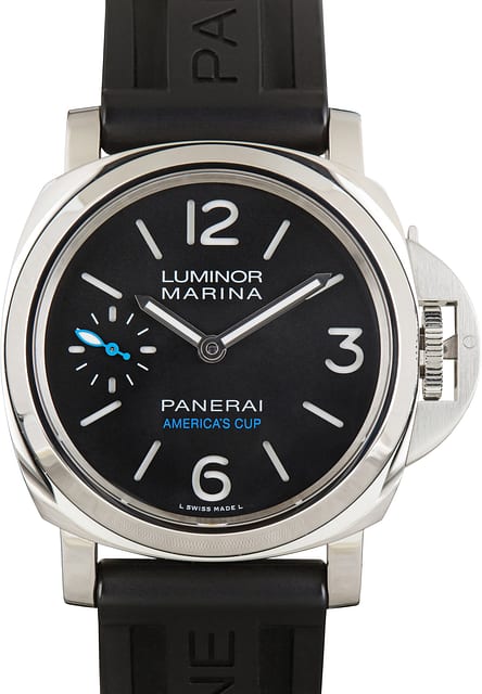 Pre-Owned Panerai Luminor Marina ref PAM00724 Black Dial