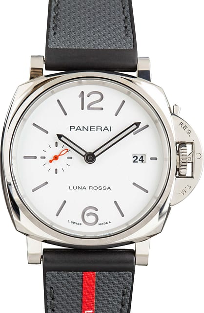 Panerai Luminor Due Luna Rossa PAM01381 White Dial