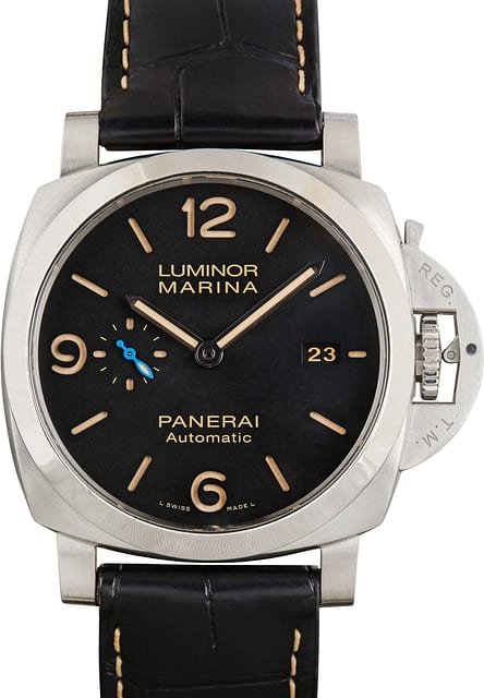 Panerai Luminor Marina Black Dial Ref PAM01312