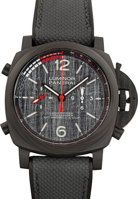 Pre-Owned Panerai Luminor 1950 47 Regatta Carbotech PAM01038